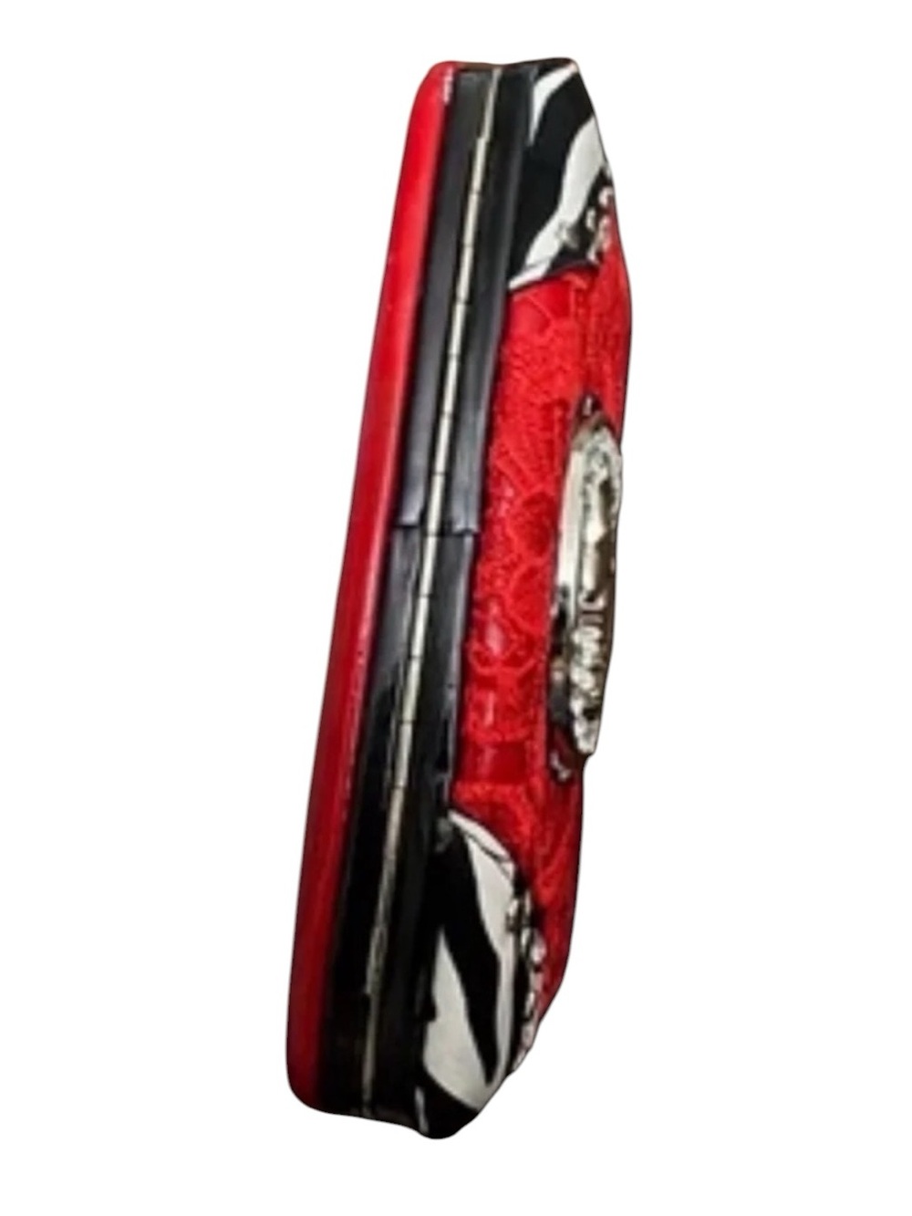Red Horse & Horseshoe Embellished Women's Clutch Wallet - Picture 13 of 14